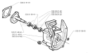 Page C Diagram and Parts List for MONDO 1997-04 Husqvarna Trimmer