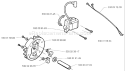 Page F Diagram and Parts List for MONDO 1997-04 Husqvarna Trimmer