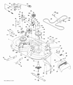 Page F Diagram and Parts List for P125107H 2010-09 Husqvarna Lawn Tractor