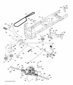 Page C Diagram and Parts List for P145107HP 2010-09 Husqvarna Lawn Tractor