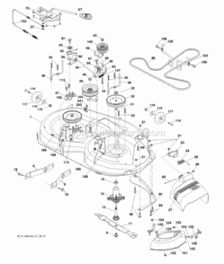 Page F Diagram and Parts List for P145107HP 2010-09 Husqvarna Lawn Tractor