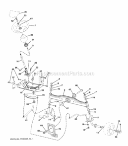 Page I Diagram and Parts List for P145107HP 2010-09 Husqvarna Lawn Tractor