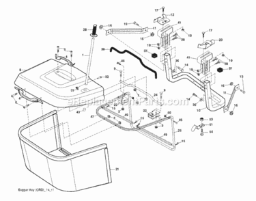 Page A Diagram and Parts List for P155107HRB 2010-09 Husqvarna Lawn Tractor