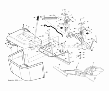 Page A Diagram and Parts List for P185107HRB 2010-09 Husqvarna Lawn Tractor