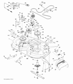 Page F Diagram and Parts List for P185107H 2010-09 Husqvarna Lawn Tractor