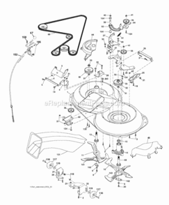 Part Location Diagram of 532197608 Husqvarna Bracket Clutch Mounting