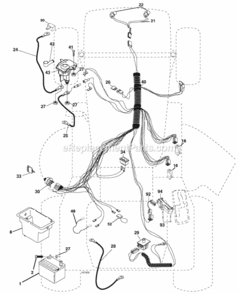 Page D Diagram and Parts List for PB1842LT 2006-01 Husqvarna Lawn Tractor