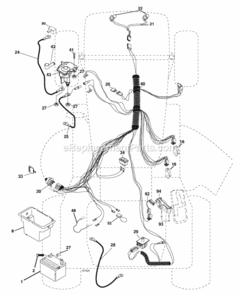 Page D Diagram and Parts List for PB18H42LT 2006-03 Husqvarna Lawn Tractor