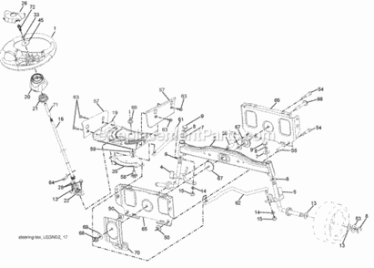 Page I Diagram and Parts List for PB19546LT 2008-11 Husqvarna Lawn Tractor