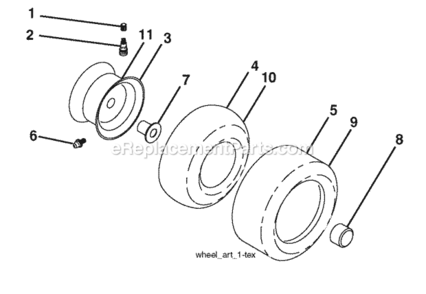 Page J Diagram and Parts List for PB19546LT 2008-12 Husqvarna Lawn Tractor