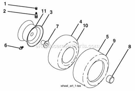 Page J Diagram and Parts List for PB19546LT 2009-12 Husqvarna Lawn Tractor