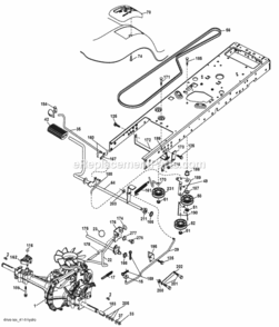 Page C Diagram and Parts List for PB195H42LT 2006-12 Husqvarna Lawn Tractor