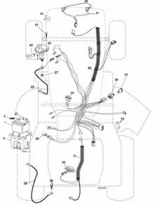 Page D Diagram and Parts List for PB195H42LT 2006-12 Husqvarna Lawn Tractor