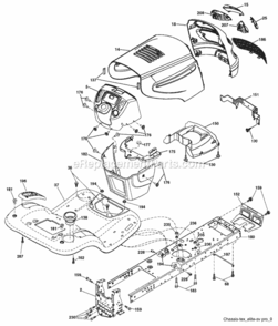 Page A Diagram and Parts List for PB195H42LT 2008-01 Husqvarna Lawn Tractor