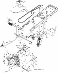 Page C Diagram and Parts List for PB195H42LT 96042003600 Poulan Lawn Tractor