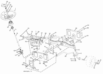 Page I Diagram and Parts List for PB195H42LT 96042003600 Poulan Lawn Tractor