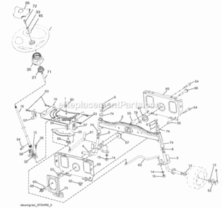 Page I Diagram and Parts List for PB195H42LT 2008-12 Husqvarna Lawn Tractor