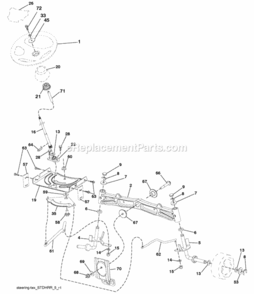 Page I Diagram and Parts List for PB195H42LT 2009-02 Husqvarna Lawn Tractor