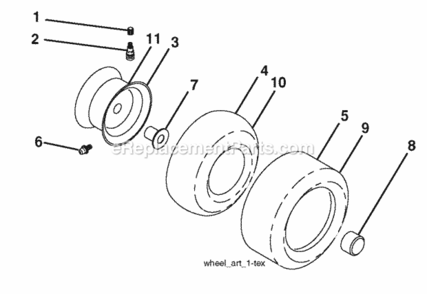 Page J Diagram and Parts List for PB195H42LT 2010-05 Husqvarna Lawn Tractor