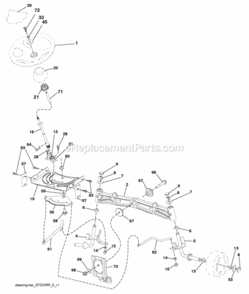 Page I Diagram and Parts List for PB195H42LT 2010-05 Husqvarna Lawn Tractor