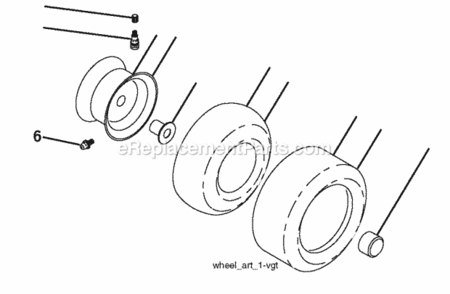 Page J Diagram and Parts List for PB195H46YT 2008-01 Husqvarna Lawn Tractor