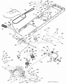 Page C Diagram and Parts List for PB195H46YT 2008-01 Husqvarna Lawn Tractor