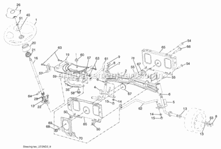 Page I Diagram and Parts List for PB195H46YT 2008-12 Husqvarna Lawn Tractor