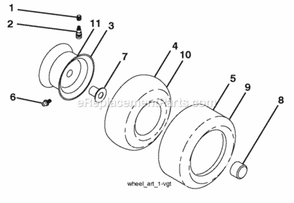 Page J Diagram and Parts List for PB2042YT 2010-01 Husqvarna Lawn Tractor
