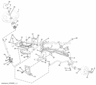Page I Diagram and Parts List for PB2042YT 2010-01 Husqvarna Lawn Tractor
