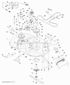 Part Location Diagram of 402942 Husqvarna Replacement Mower, Complete