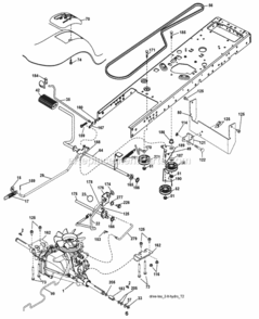Part Location Diagram of 197715 Husqvarna Link Transaxle