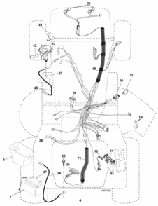 Page D Diagram and Parts List for PB20H46LT 96042004201 2007-01 Husqvarna Lawn Tractor