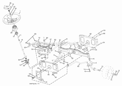 Page I Diagram and Parts List for PB20H46LT 2008-03 Husqvarna Lawn Tractor