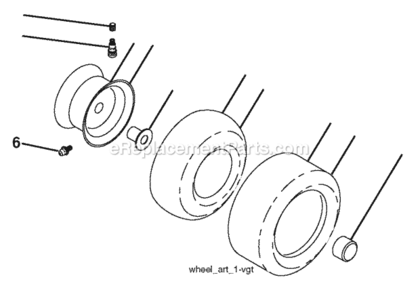 Page J Diagram and Parts List for PB22H46YTX 2008-01 Husqvarna Lawn Tractor