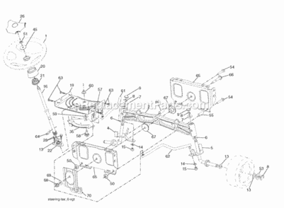 Page I Diagram and Parts List for PB22H46YT 2007-10 Husqvarna Lawn Tractor