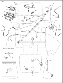 Page D Diagram and Parts List for PB22H46YT 2008-11 Husqvarna Lawn Tractor