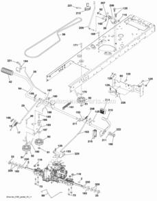 Part Location Diagram of 125907 Poulan V-Belt, Drive