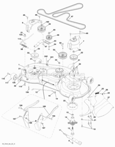 Page F Diagram and Parts List for PB23H48YT 2009-12 Husqvarna Lawn Tractor