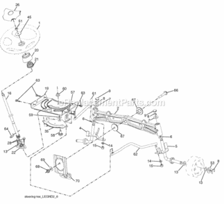 Page I Diagram and Parts List for PB23H48YT 2009-12 Husqvarna Lawn Tractor