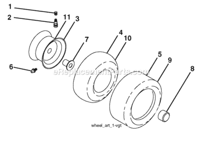 Page J Diagram and Parts List for PB24H48YT 2006-03 Husqvarna Lawn Tractor