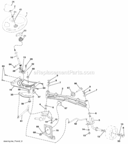 Page I Diagram and Parts List for PB26H54YT 2009-12 Husqvarna Lawn Tractor