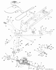 Part Location Diagram of 413778 Husqvarna Link Asm. Shift