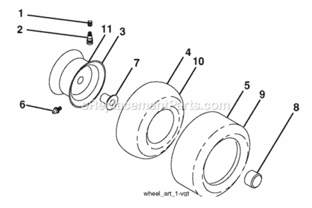Page J Diagram and Parts List for PBGT26H55 2006-02 Husqvarna Lawn Tractor