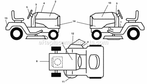 Part Location Diagram of 402525 Poulan Decal, Dash Lower