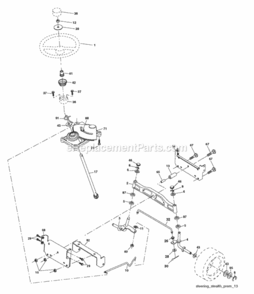 Part Location Diagram of 19183811 Husqvarna Washer