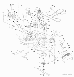 Part Location Diagram of 197402 Husqvarna Arm Brake Mower