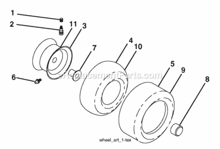 Page J Diagram and Parts List for PO12530LT 2010-02 Husqvarna Lawn Tractor