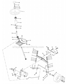 Page F Diagram and Parts List for PO15538LT 96012006804 2008-05 Husqvarna Lawn Tractor