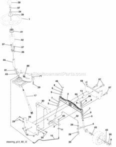 Page I Diagram and Parts List for PO15538LT 2008-09 Husqvarna Lawn Tractor