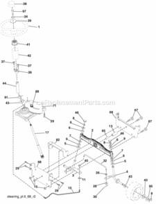 Page I Diagram and Parts List for PO15538LT 2009-11 Husqvarna Lawn Tractor